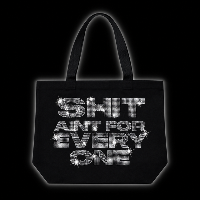 Diamond Slogan Tote Bag