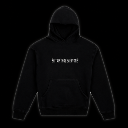 Diamond Slogan Hoodie (Black)