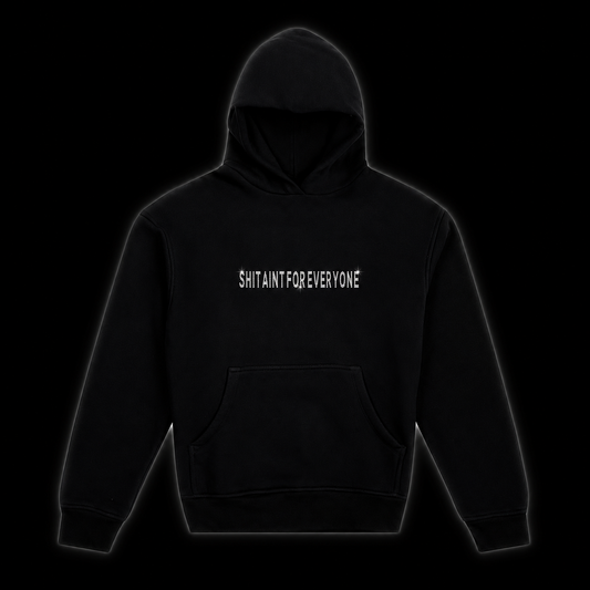 Diamond Slogan Hoodie (Black)