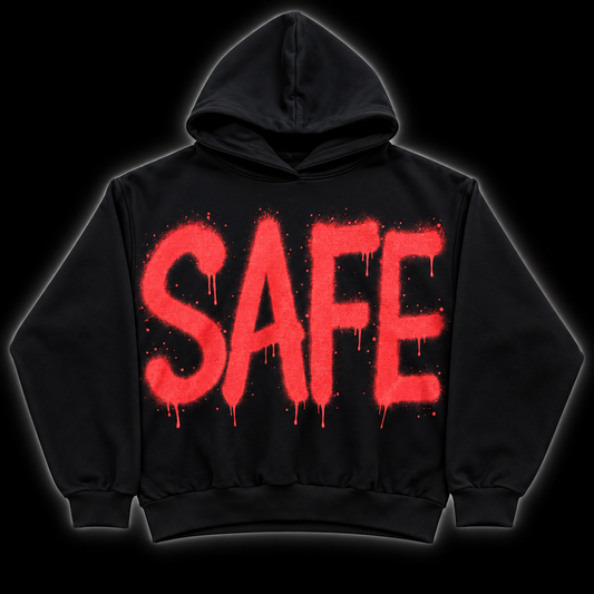 Graffiti Tag Hoodie (Black)