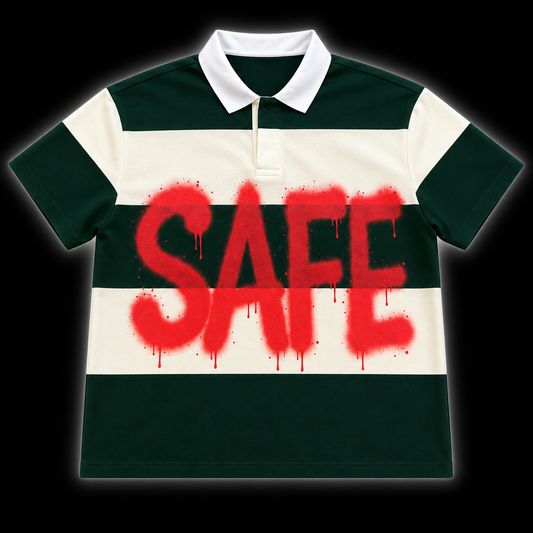 Graffiti Short Sleeve Polo (Green)