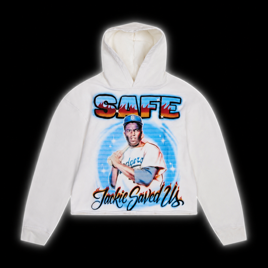 Jackie Saved Us Hoodie (White)